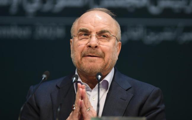 El presidente del Parlamento de Irán, Mohamed Baqer Qalibaf.