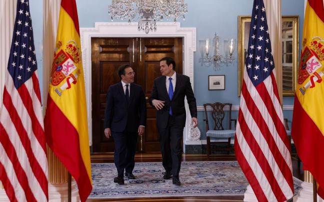 Albares y Marco Rubio. / EP Albares y Marco Rubio.