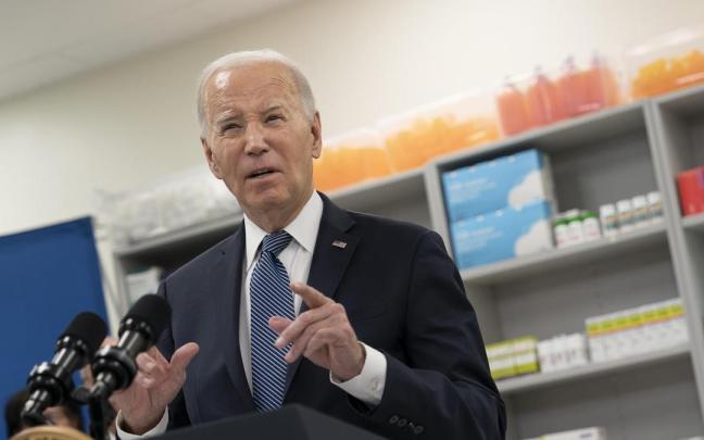 Biden durante uno de sus últimos actos de campaña. Biden durante uno de sus últimos actos de campaña.