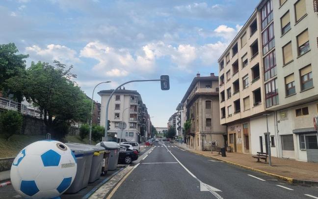 Tramo de Idiazabal que se bulevarizará