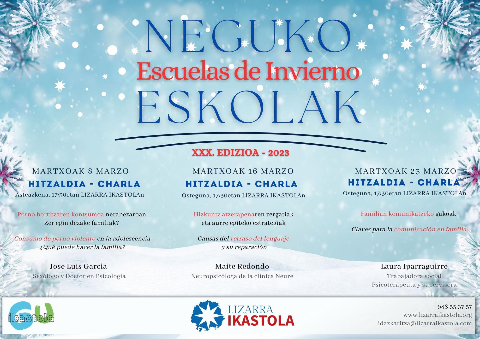 Escuelas de invierno de Lizarra Ikastola.