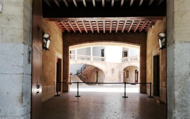 Foto de archivo del patio de la Audiencia Provincial de Baleares y el Tribunal Superior de Justicia de las Islas Baleares.