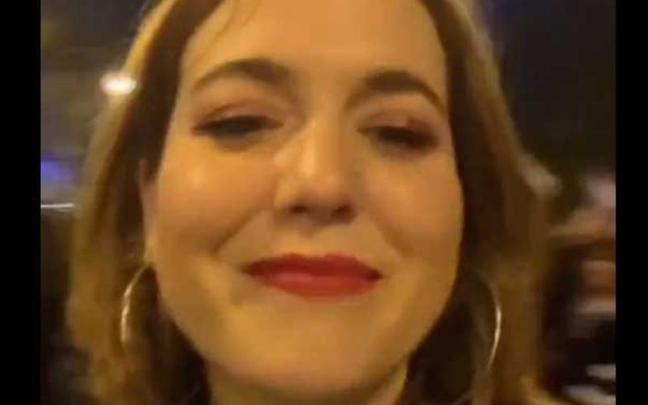 'Pam' en el vídeo de manifestantes lamentando que la madre de Abascal no pudiera abortar.