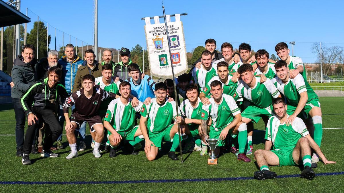 La selección de Basauri resultó ganadora del Torneo Hego Uribe de 2024