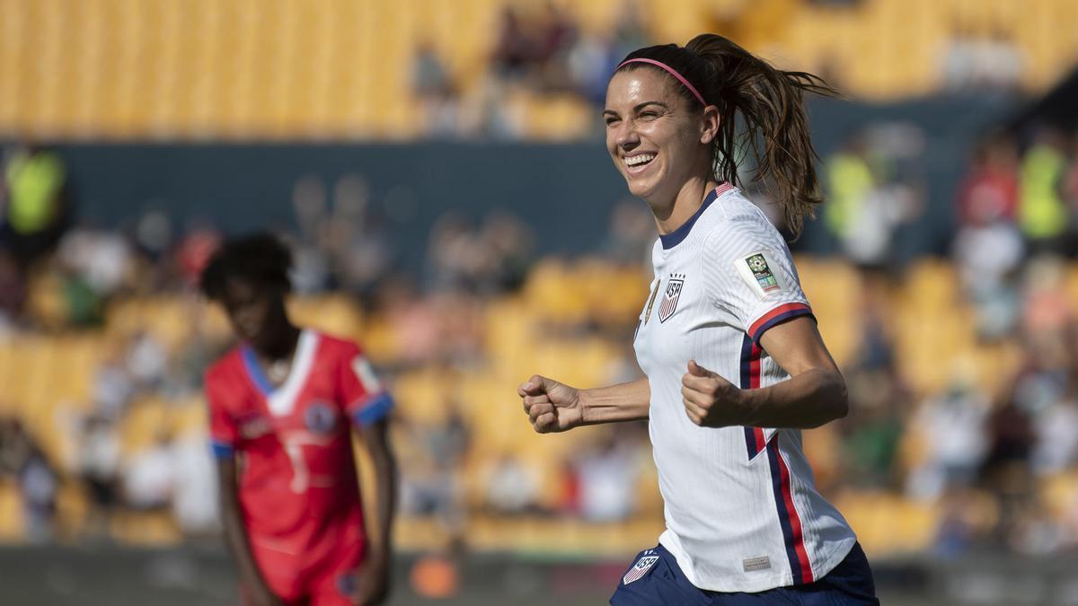 La delantera estadounidense Alex Morgan.