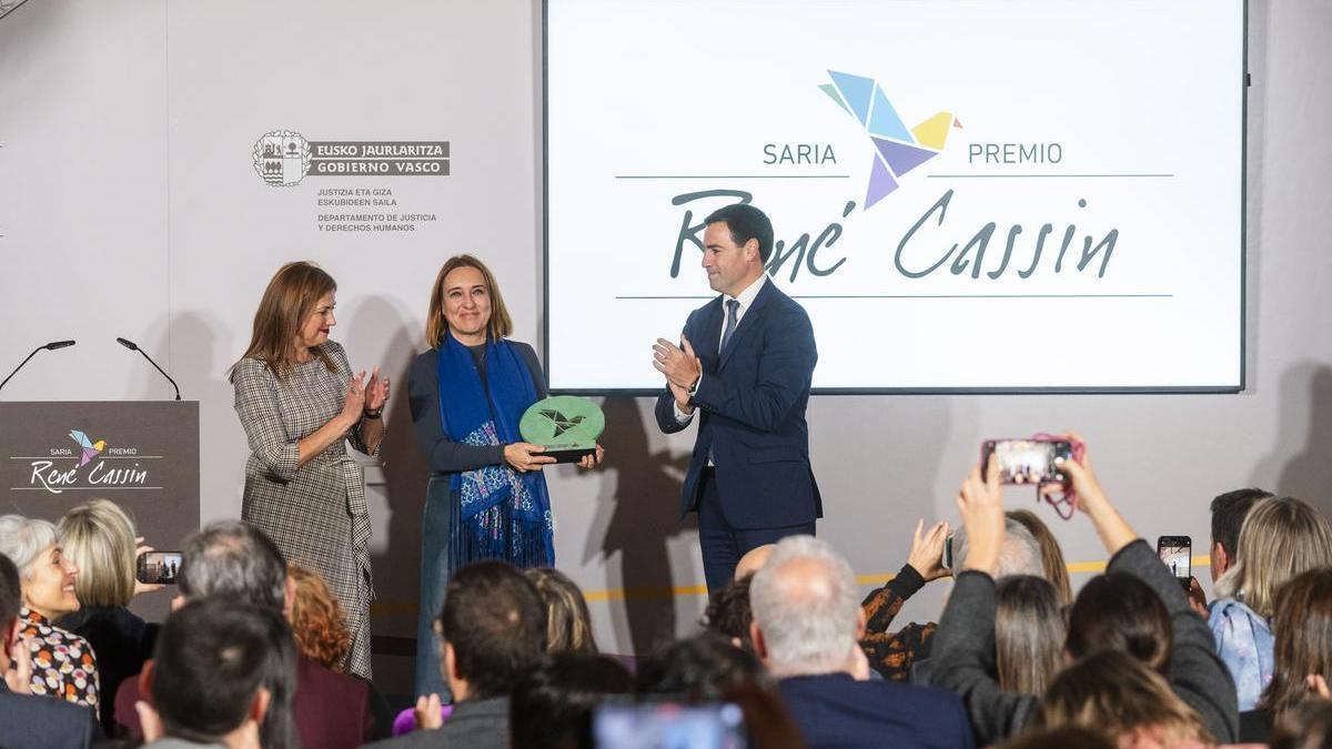 La entrega del Premio René Cassin 2024 a la Agencia de Naciones Unidas para los Refugiados de Palestina (UNRWA).