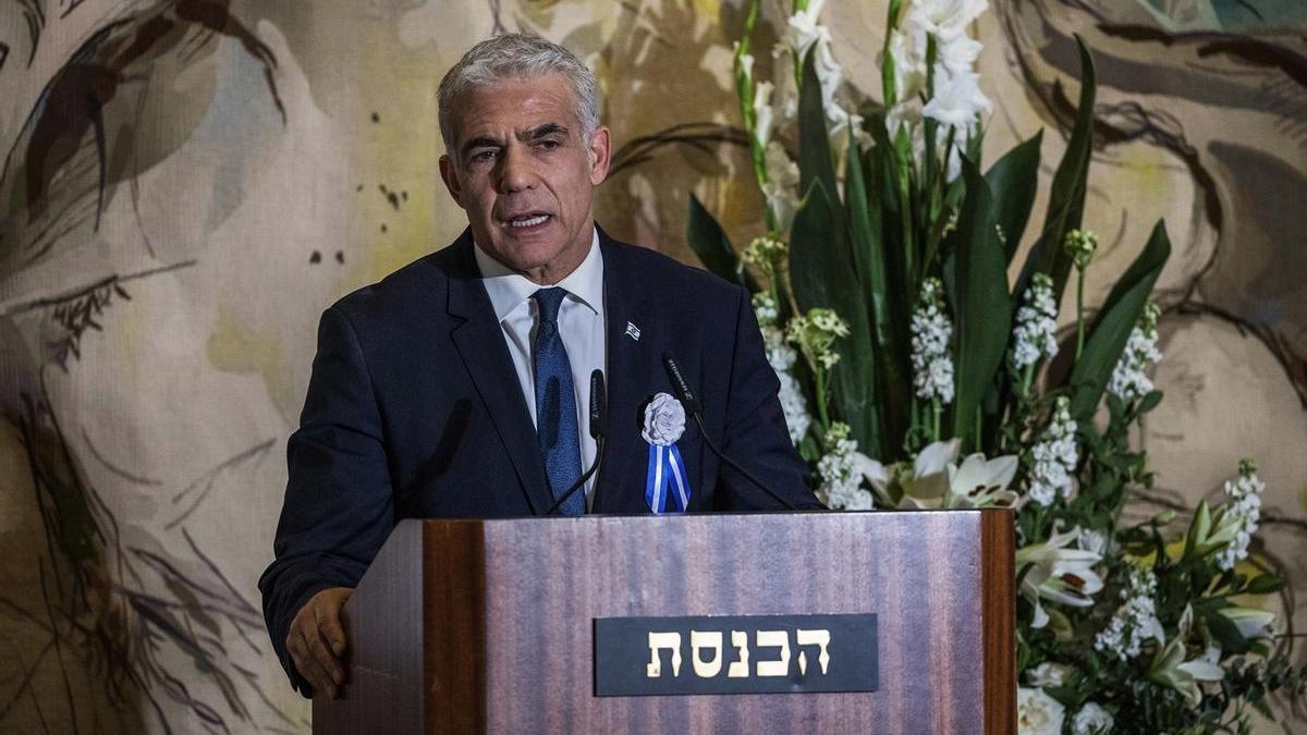 El líder de la oposición de Israel, Yair Lapid, en una foto de archivo.