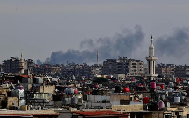 Imagen de archivo de un ataque israelí contra las proximidades de la capital de Siria, Damasco / E.P. Imagen de archivo de un ataque israelí contra las proximidades de la capital de Siria, Damasco