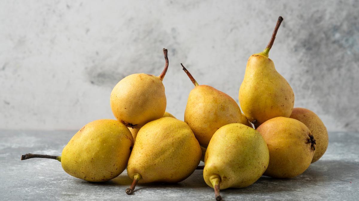 Las peras de temporada son una de las frutas más consumidas en los hogares españoles