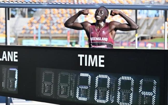 El australiano Gout Gout, en una imagen de archivo.