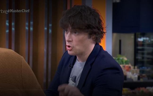 El chef y juez de 'MasterChef', Jordi Cruz, enfadado durante el programa. El chef y juez de 'MasterChef', Jordi Cruz, enfadado durante el programa.