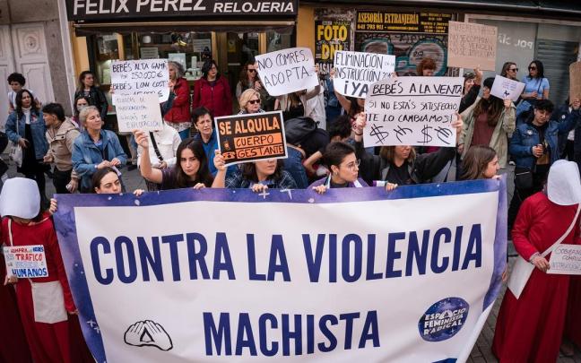 Concentración contra la violencia machista, en una imagen de archivo. Concentración contra la violencia machista, en una imagen de archivo.