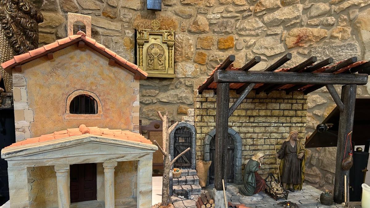 La ermita de Madalena acoge nueve creaciones del belenista