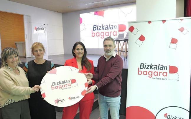 Euskararen erabileran eta aktibazioan eragiteko ekimena abiatu dute Bizkaiko Aldundiak eta Taupak.