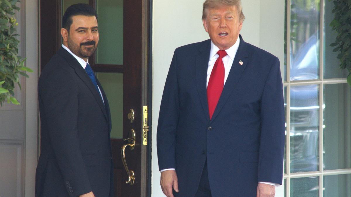 Ali al-Zaidi en la Casa Blanca el pasado 14 de julio.