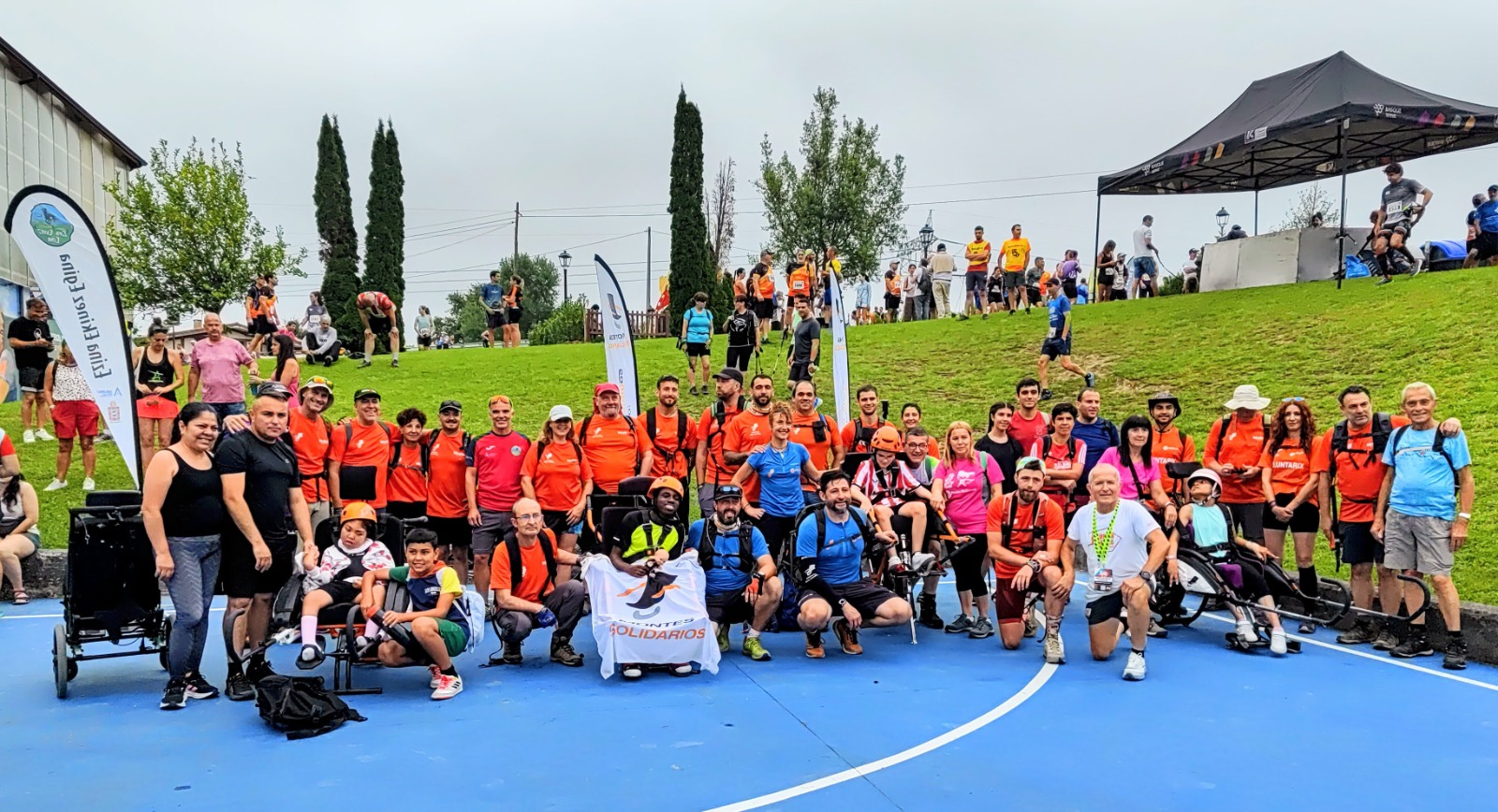 Participantes de la pasada edición en silla de ruedas. Foto: Javier Gamboa
