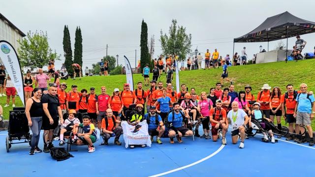 Participantes de la pasada edición en silla de ruedas. Foto: Javier Gamboa