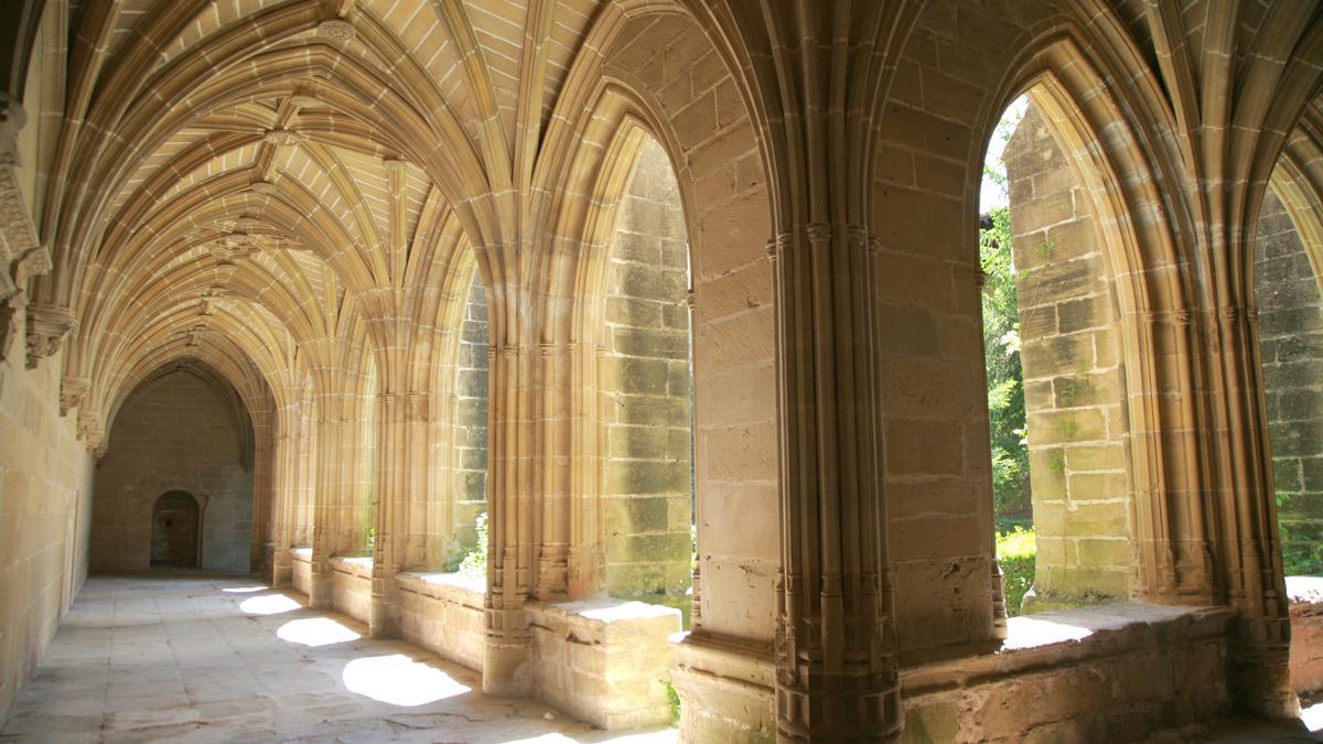 El claustro del monasterio de Nuestra Señora de la Piedad, en el municipio de Casalarreina.