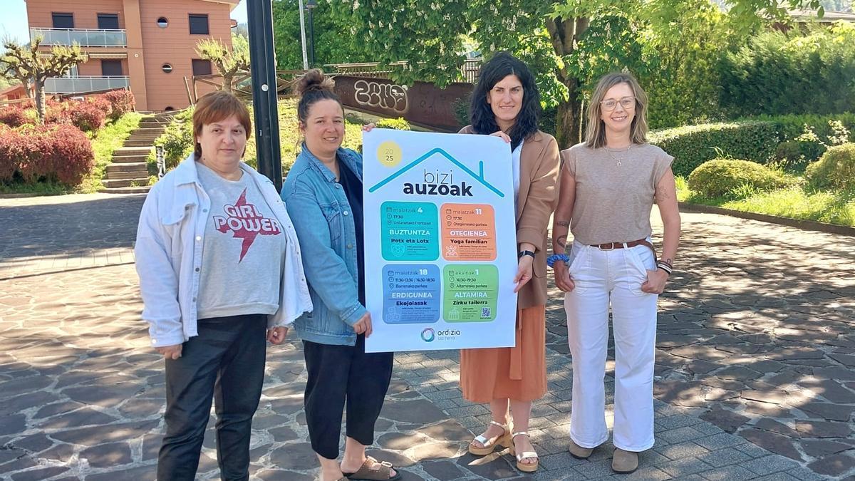 Presentación del programa Bizi Auzoak en Ordizia