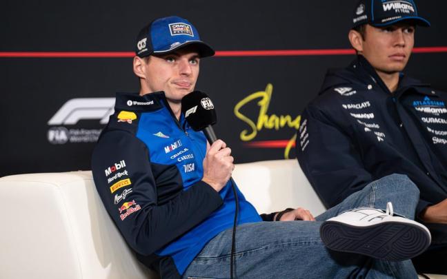 Max Verstappen, en Shanghái, donde este fin de semana afrontará el Gran Premio de China.