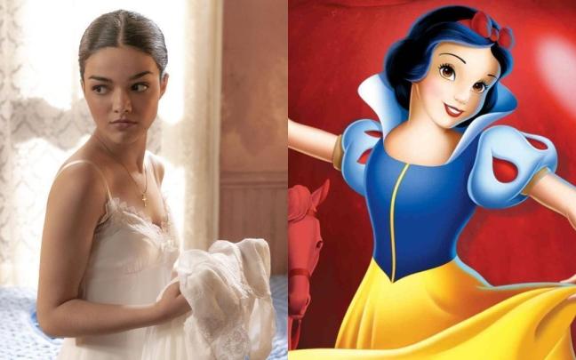 El personaje de 2025 frente al animado de 1937. / DISNEY/20CENTURY STUDIOS El personaje de 2025 frente al animado de 1937.