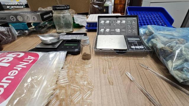 Material intervenido.