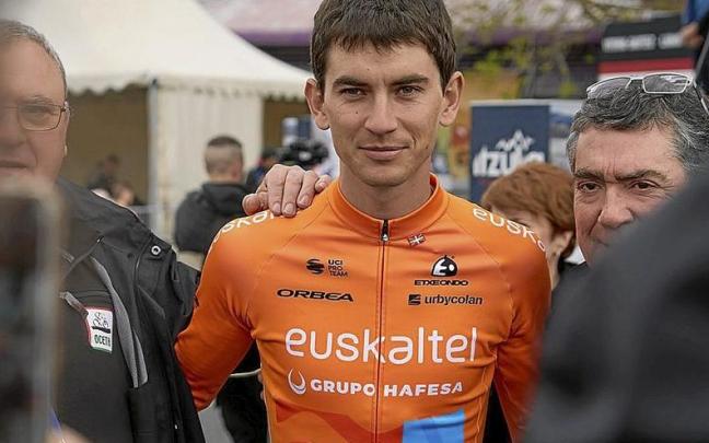 Iribar debutó en la Itzulia, un deseo que perseguía desde pequeño.
