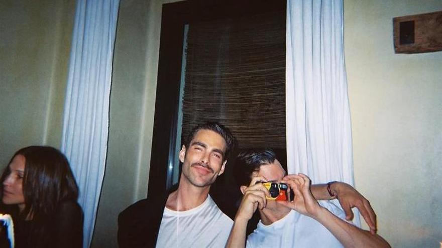 Jon Kortajarena durante la celebración de su cumpleaños