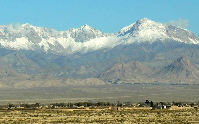 Vista de la provincia iraní de Semnán, epicentro del terremoto