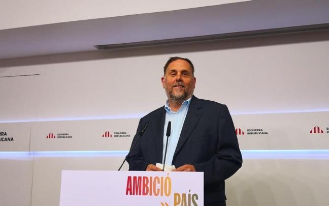 El presidente de ERC, Oriol Junqueras