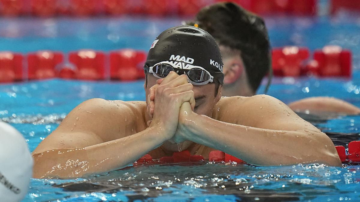 El nadador ruso Kliment Kolesnikov compitió en el pasado mundial como deportista neutral.