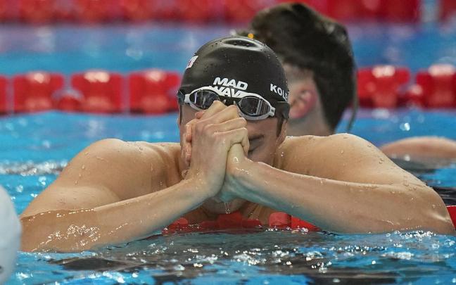 El nadador ruso Kliment Kolesnikov compitió en el pasado mundial como deportista neutral.