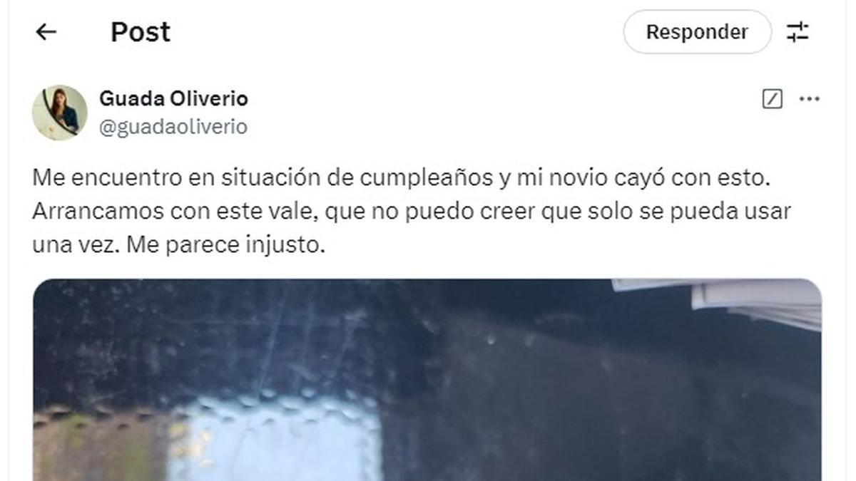 El comienzo del post.