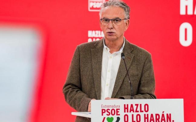 El presidente de la Comisión Gestora del PSOE de Extremadura, José Luis Quintana.