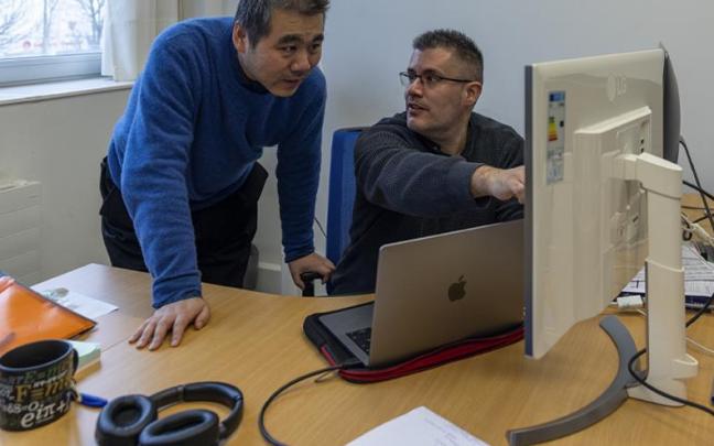 Xi Chen eta Mikel Sanz