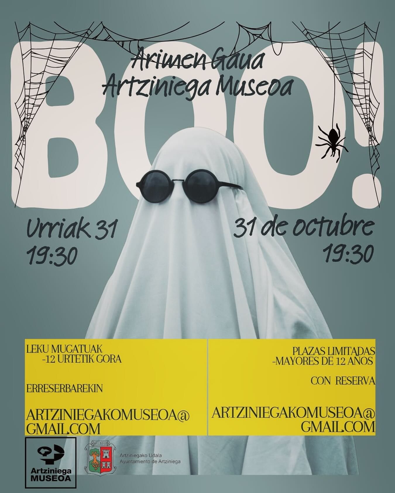 Noche de ánimas en museo Artziniega