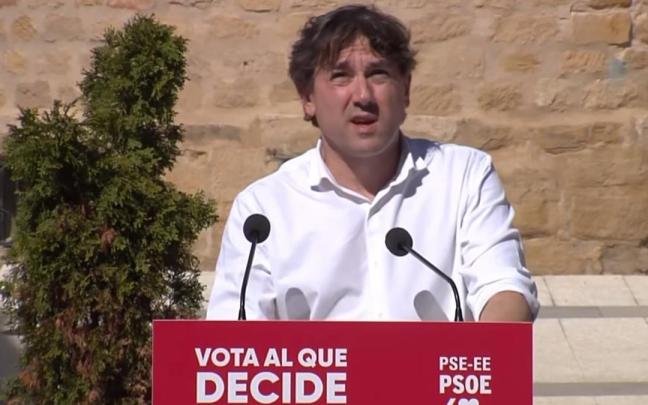 El candidato del PSE a lehendakari, Eneko Andueza.