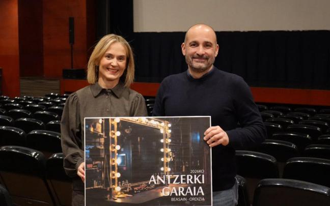 Los alcaldes de Beasain y Ordizia en la presentación del ciclo.