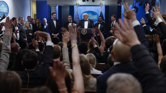 Trump responde preguntas tras el ataque