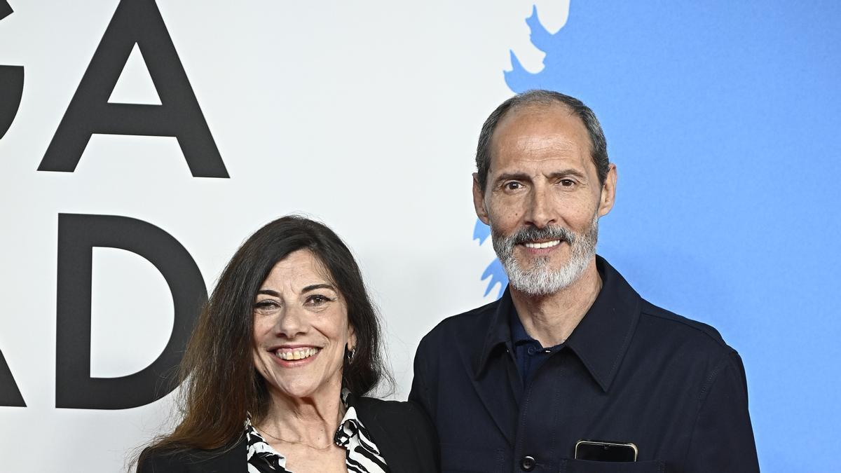 El actor Manuel Bandera, a la derecha.
