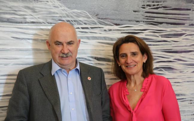 José María Aierdi y Teresa Ribera, en Madrid.