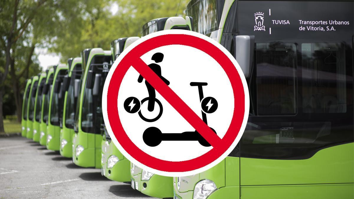 TUVISAren kontseiluak autobusetan patinete elektrikoen debekuarekin jarraitzea abalatu du.