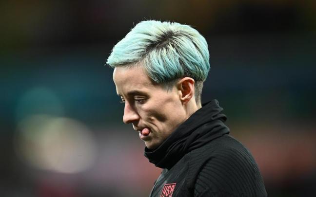 Megan Rapinoe tras perder ante Suecia.
