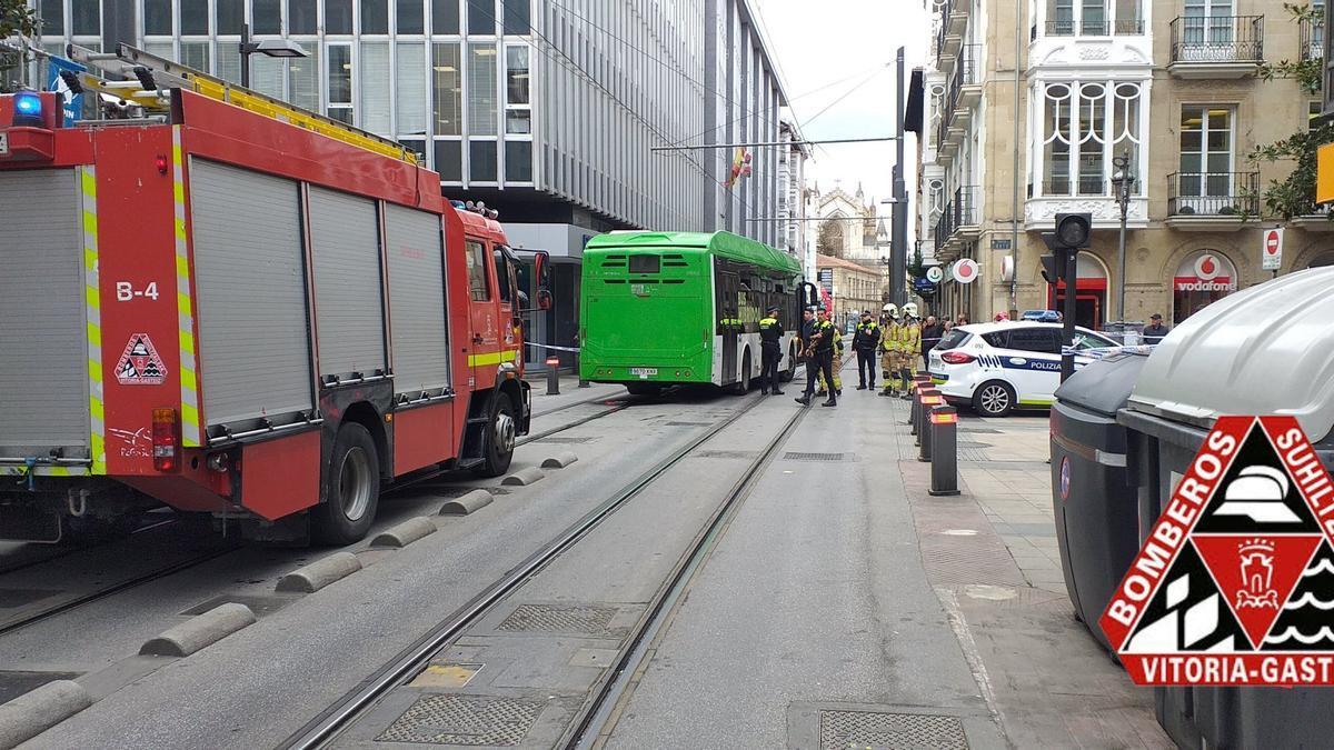 Autobús accidentado