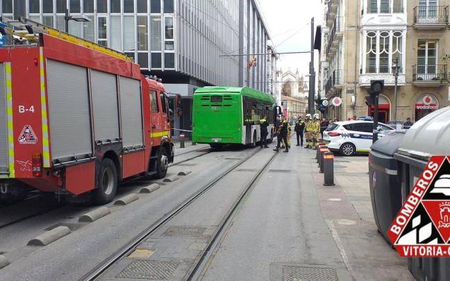 Autobús accidentado