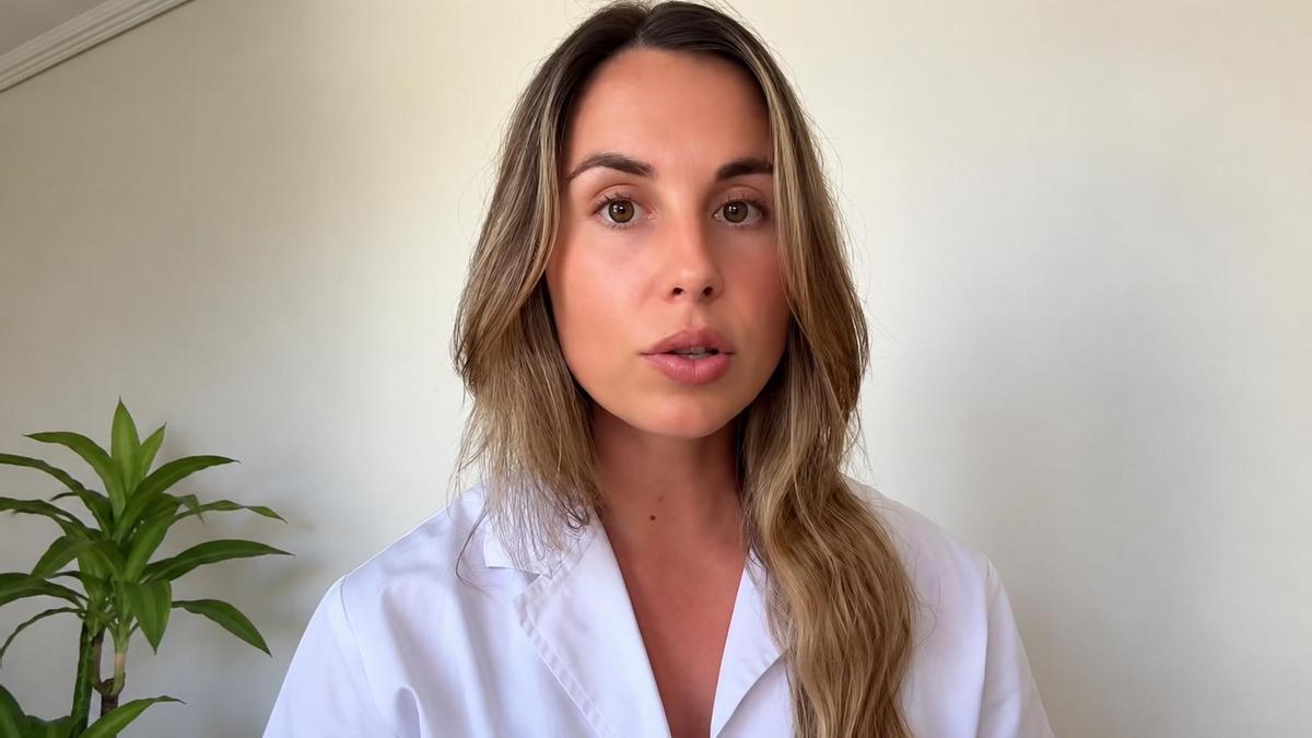 La nutricionista Andrea Urizar