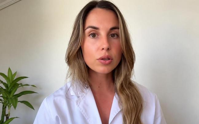 La nutricionista Andrea Urizar