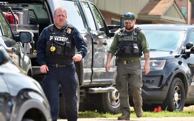 Imagen de la Policía de EEUU tras un tiroteo. Imagen de la Policía de EEUU tras un tiroteo.