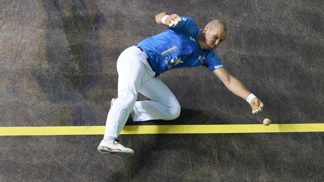 Elordi y Mariezkurrena II ganan el Masters CaixaBank ante Ezkurdia-Albisu en el frontón Navarra Arena de Iruñea.