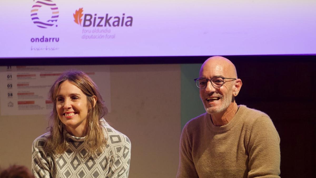 Leire Bilbao eta Mikel Etxaburu